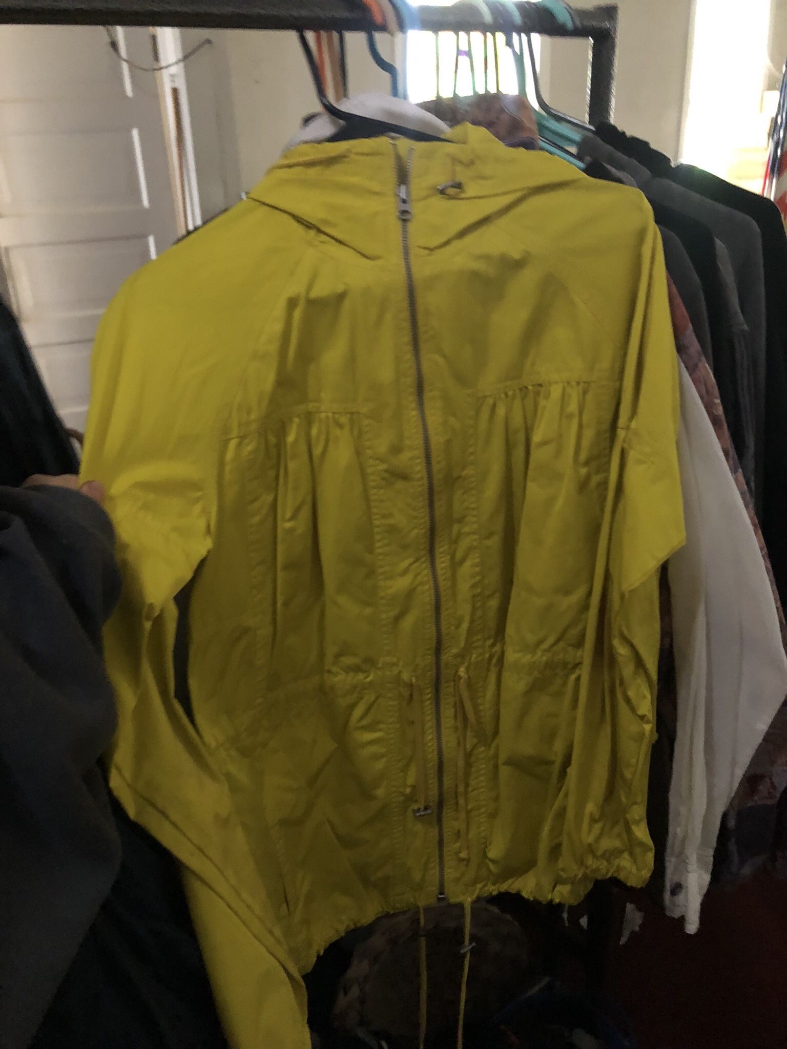 Yellow Windbreaker 
