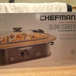 Chefman 3.5 Qt Casserole Slow Cooker, $30