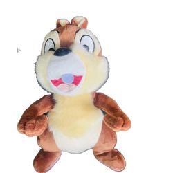 Chip Chipmunk 9" Plush Bean Bag Stuffed Animal Toy Disneyland Parks