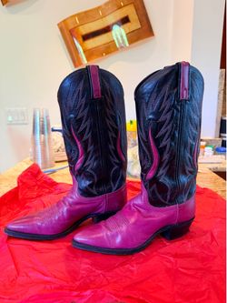 Vintage Dan Post women's cowboy boots size 7.5