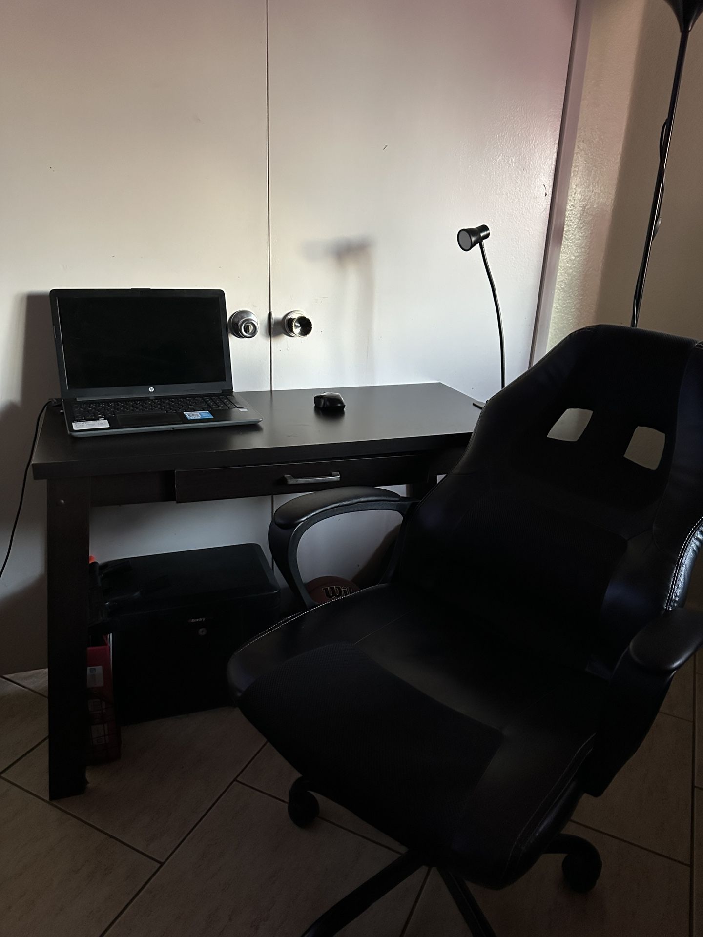 Laptop Desk & Massaging Office Chair.
