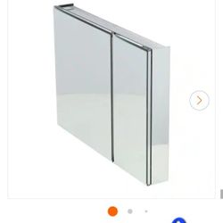 Rectangular Medicine Cabinet with Mirror