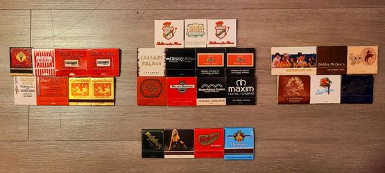 29 PC Vintage Matchbook Lot
