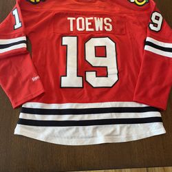 Reebok Chicago Blackhawks Jersey Women’s Small S Jonathon Toews Stitched