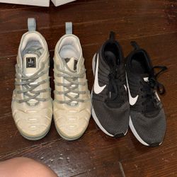 Air Vapormax Plus (size 7.5) And Dual Tone Racer (size 8)