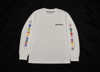 Chrome heart white long sleeve