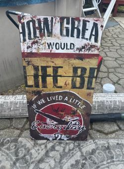 Rodney White Retro Wall Art - How Great Would Life Be - Hanging Picture