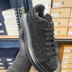 Alexander McQueens Rhinestones All Black 