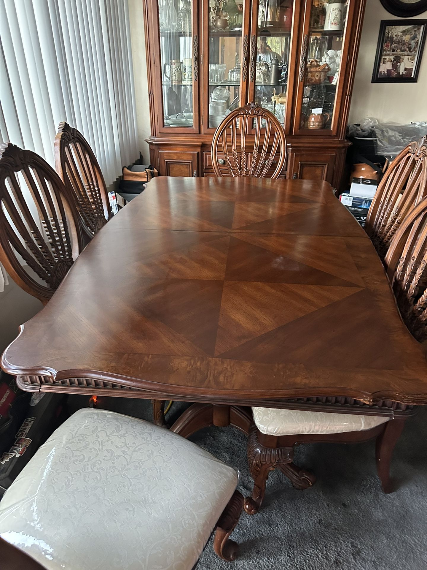 Chair And Table And Cabinet