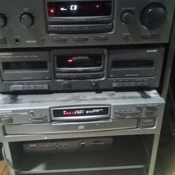 Kenwood CD Cassette System WORKS PERFECT EVERYTHING WORKS SPEAKERS INCLUDED 