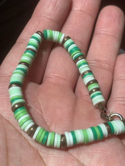 Green Bead Bracelet