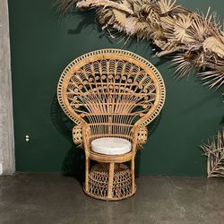 Handmade Balinese Rattan Peacock Chair