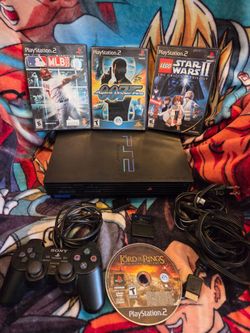 Sony Playstation 2 Console with 4 Games