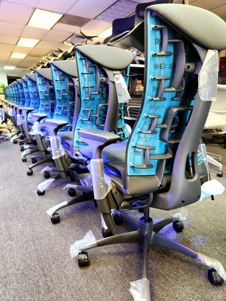 🔥BRAND NEW 2024🔥40% OFF🔥 HERMAN MILLER LOGITECH X GAMING EMBODY CHAIRS🔥USED EMBODY STARTING @ $899🔥PICK-UP🔥DELIVERY🔥SHIP🔥
