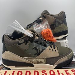 Nike Air Jordan 3 Retro Patchwork Camo DO1830-300 Men’s Sz 13 NIB RARE  New