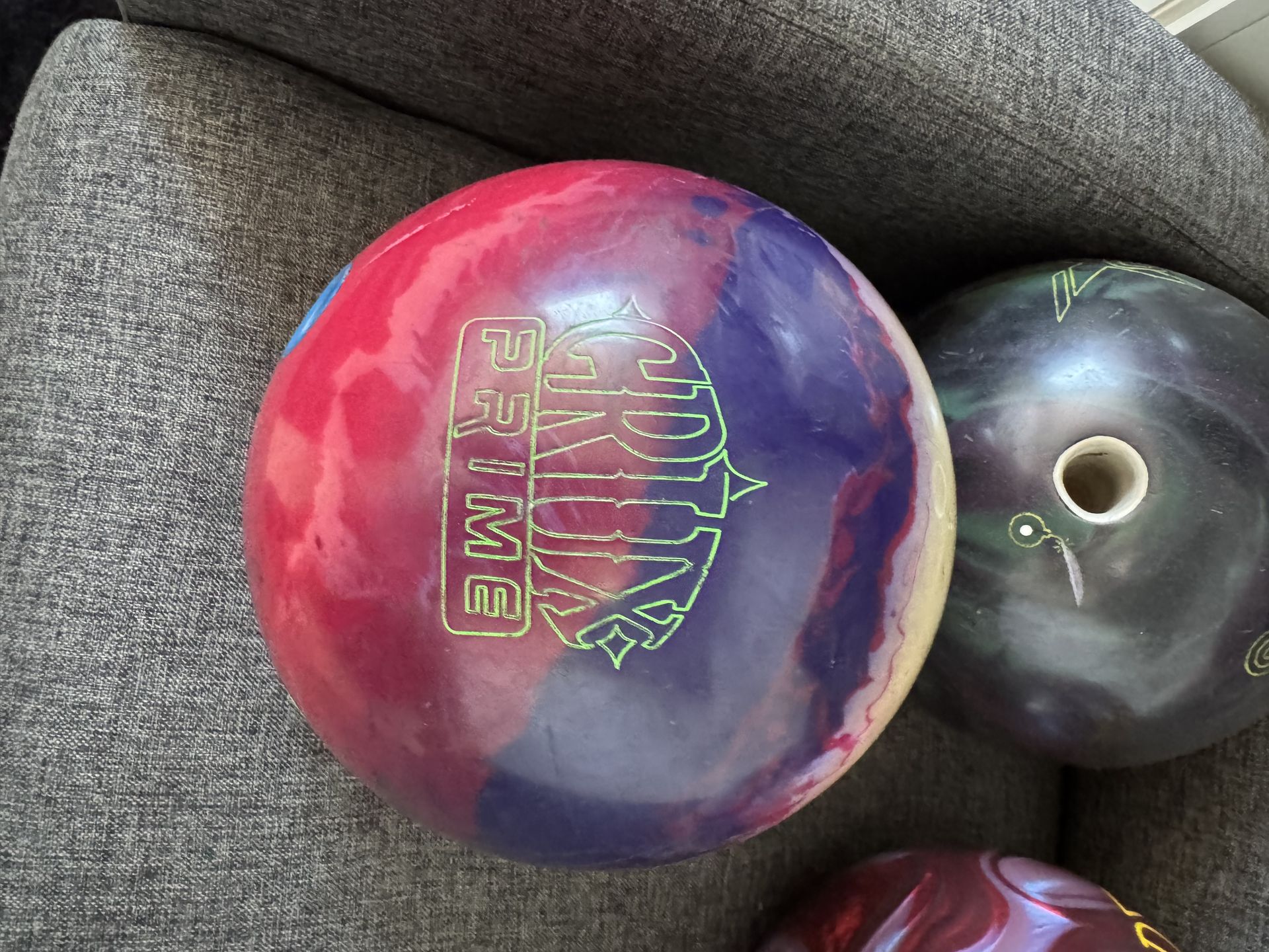 Bowling balls, take all for 70!!!