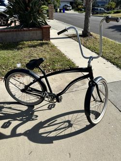 Matte Black Beach Cruiser