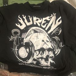 black and white kyren shirt 