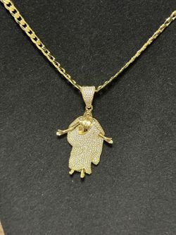 Necklace With Jesus Pendant 