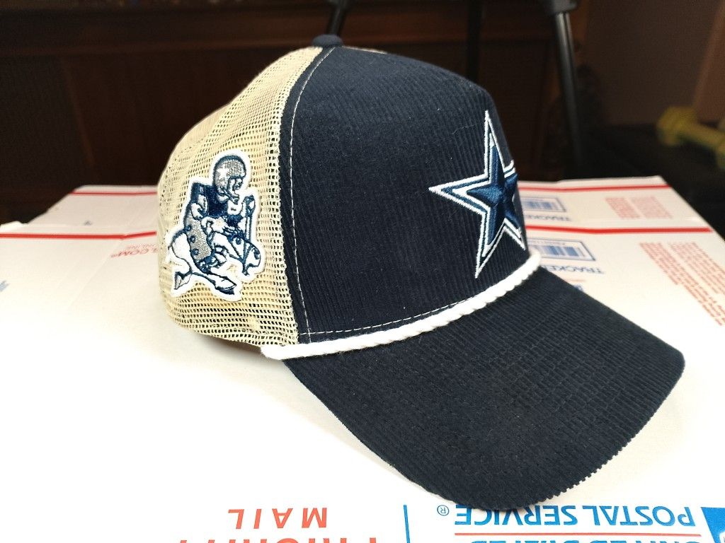New Era 9Forty Dallas Cowboys NFL Football Cap Hat men's adjustable White Navy