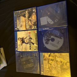 Bundle Of 6 PS4 Disc Games