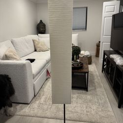 Floor Lamp:  Paper Shade Lamp