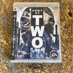 Army of Two (Sony PlayStation 3, 2008) PS3 Video Game