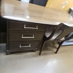 Vintage Desk W/Chair We are located at 2811 East Bell road. Another Time Around Furniture.
