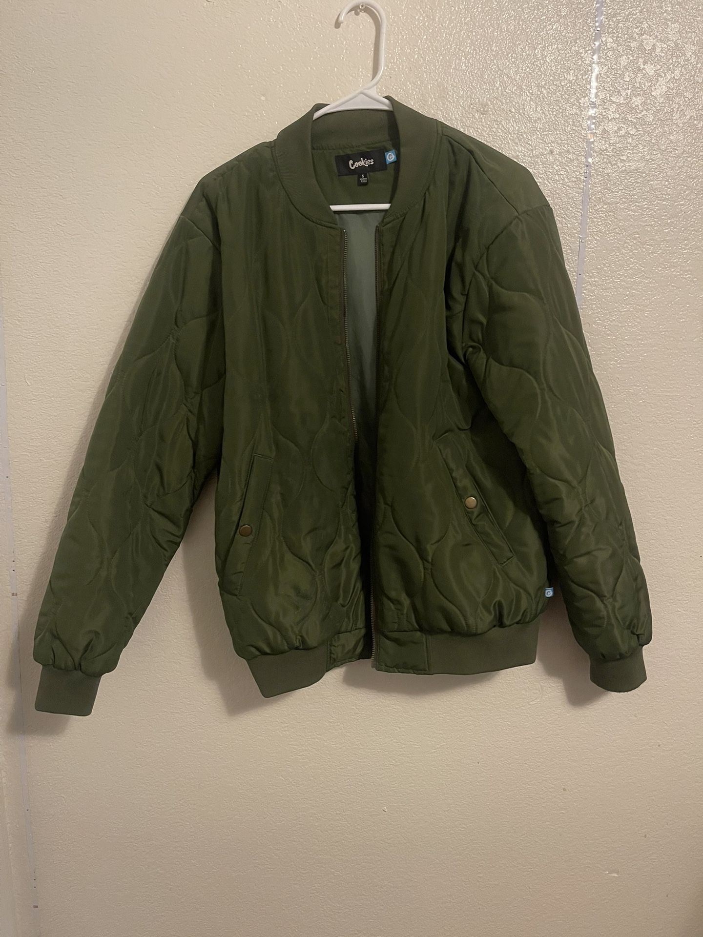 Cookies SF Quilted Bomber Jacket - Olive
