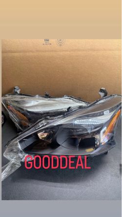 OH201 Fit 2013-2015 Nissan Altima black projector Headlight Pair Lamp