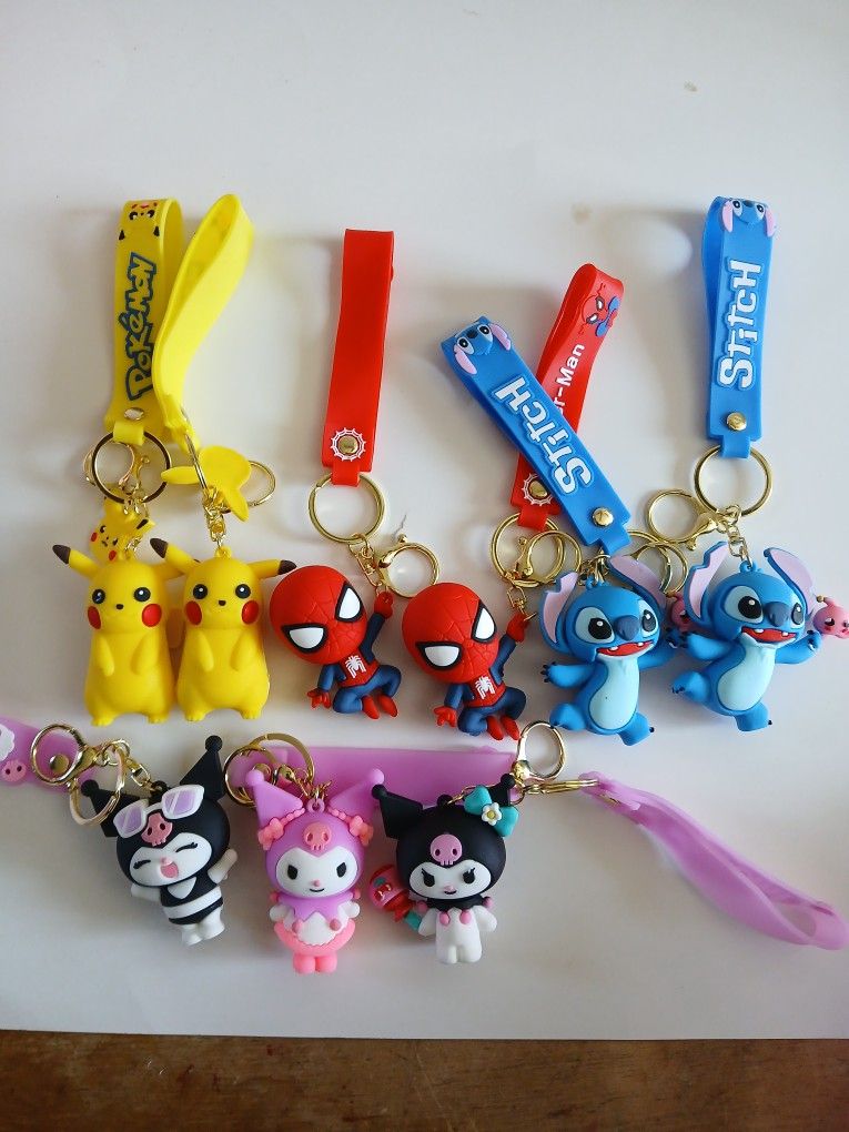 Different Pricing Keychains Bubbles Hair Ties