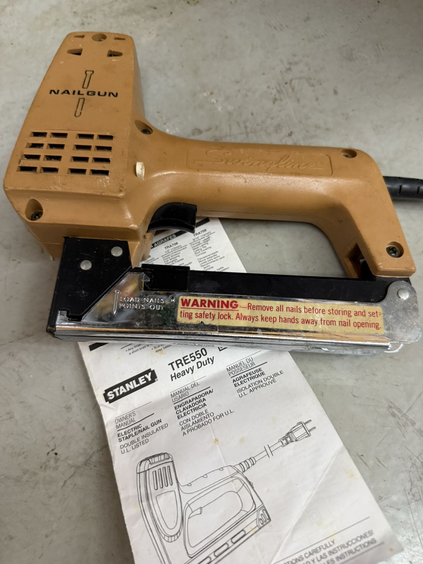 Stanley Electric Nail Gun