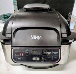Ninja Foodi Indoor Grill / Air Fryer / – Grill, Air Crisp, Roast, Bake