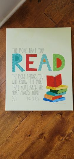 Dr. Seuss Read Wall Art 