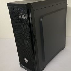 COUGAR MX330-G MID TOWER CASE BLACK TEMPERED GLASS 