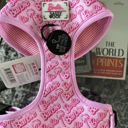 Sassy Woof Barbie Dog Harness New Medium 