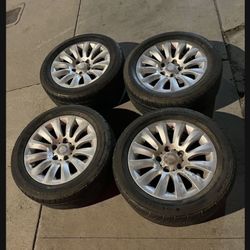4 — 225/50r16 5x120 5x4.72 Stock Bmw Wheels Rims Good Tires!!!