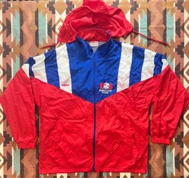 Vintage Adidas 1994 USA World Cup Team Windbreaker Hooded Jacket Size Large