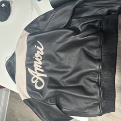 amiri leather jacket