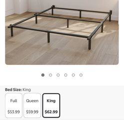 Heavy Duty King Size Bed Frame 