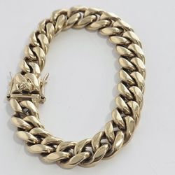 I Deliver I Ship 14k Gold Plated  Bracelet