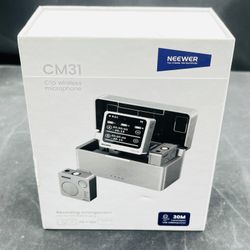NEEWER CM31 Wireless Lavalier Microphone System 300m 2*transmitter 1*Receiver
