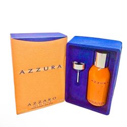 AZZURA by AZZARO Eau de Parfum Refill Bottle and Flacon 1.7 FL OZ / 50 ML New