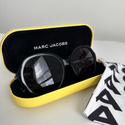 NEW MARC JACOBS Marc 728/F/S Black Sunglasses For Women With Case