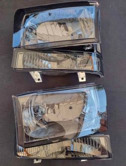 99-04 Ford F-250-F-550 | 00-04 Ford Excursion Headlights Faros Calaveras Micas Luces Lamps