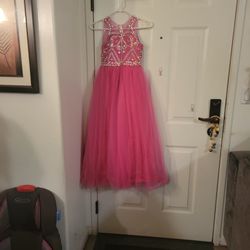 Hot Pink Pagent/sweet 16 Dress 