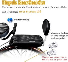 Bike Back Seat for kids