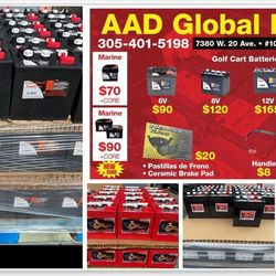 Nuevas baterías de 8volt para carros de golf con garantía de 1 año