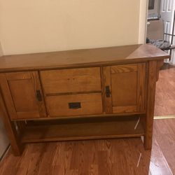 Hard Wood Nightstand 