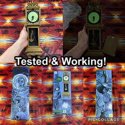Disney Parks Haunted Mansion 13th Hour Clock - Glows In The Dark TESTED! 13”